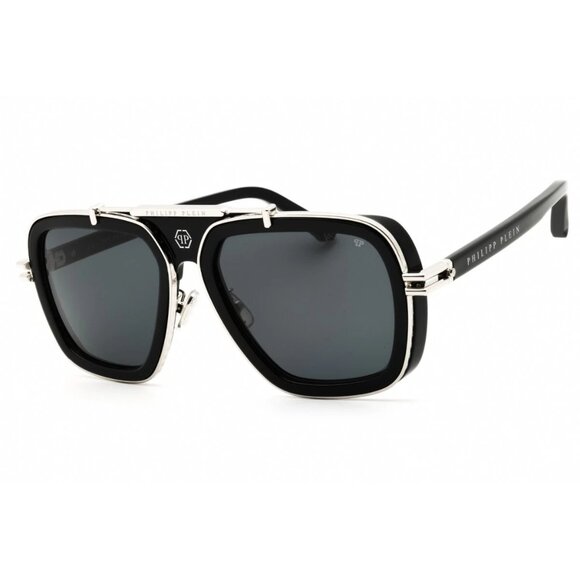 NEW PHILIPP PLEIN SUNGLASSES BLACK WOMEN EYEWEAR SPP109M 0700